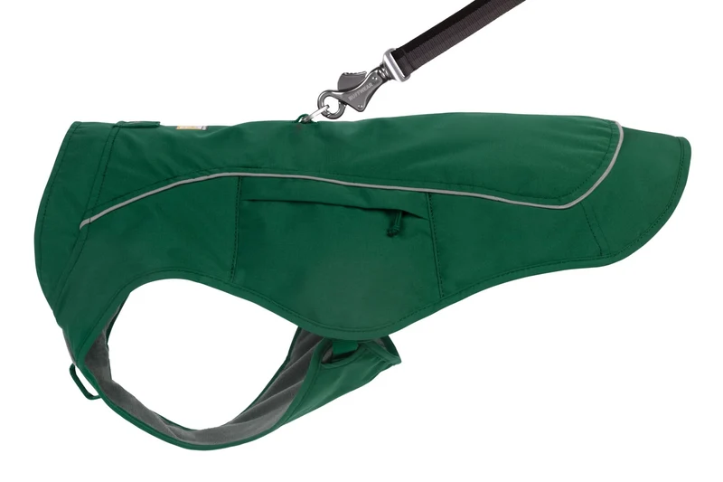 2 en 1 Abrigo Overcoat Fuse con Pechera Integrada en Verde (Evergreen) de Ruffwear