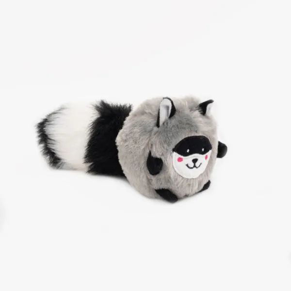 Peluche Peludo de Mapache para Aventar - Bushy Throw - Racoon de Zippy Paws