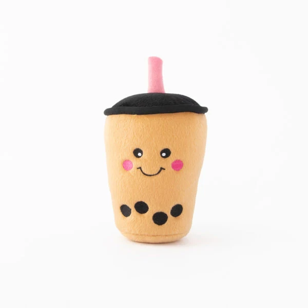 Boba Tea de Peluche con Squeakers - ZippyPaws NomNomz Boba