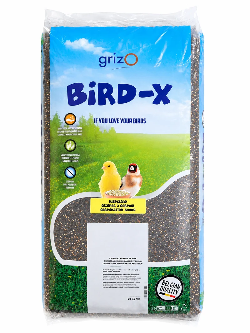 Semillas para germinar 20 kg - Canarios y pinzones - BIRD-X