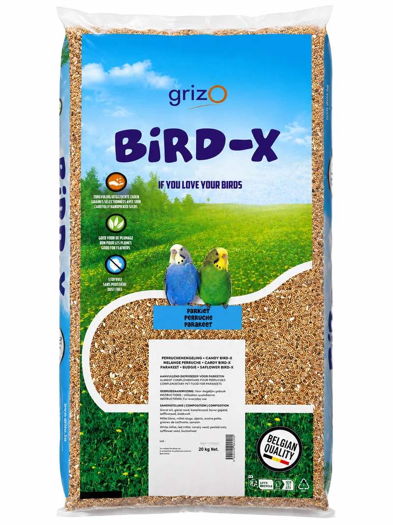 Mezcla de loros + periquitos (periquitos) Bird-X 20 kg (