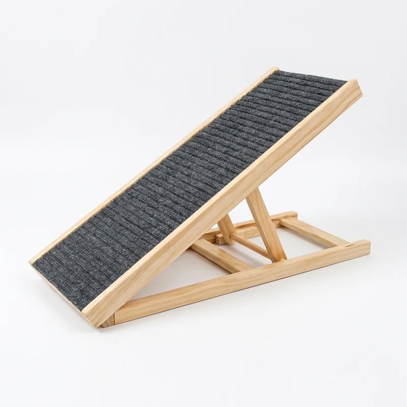 Rampa Plegable para Mascotas de Altura Ajustable