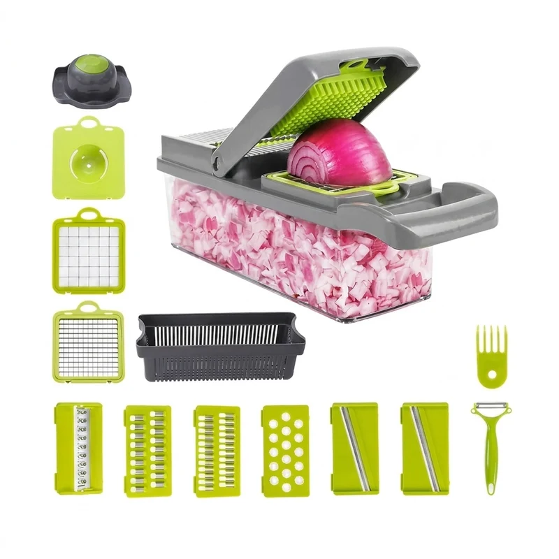 Cortador de Verduras Multifuncional 16 en 1 para Cocina