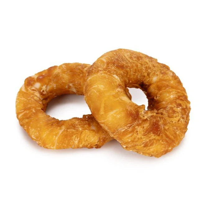 Anillo masticable Donut, sabor a pollo 10cm 110 gramos