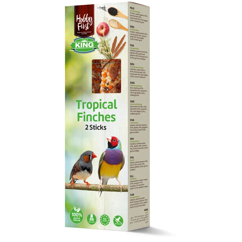 Hobby First King Sticks Semilla Pinzones Exoticos 60 gr