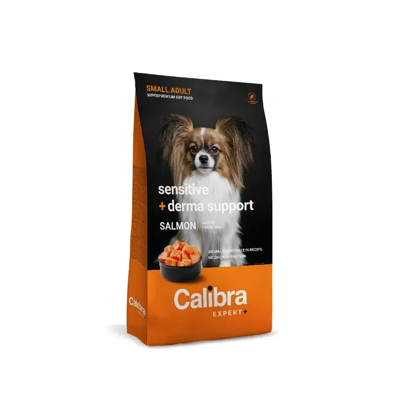 Calibra Dog Expert+ Adult Small Sensit.&Derma Supp. Ração 400G