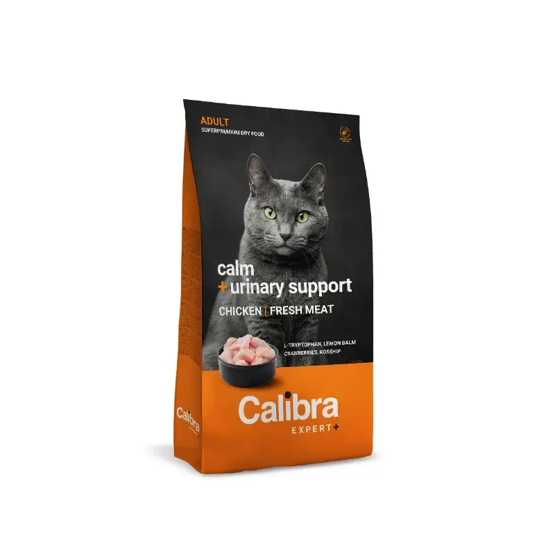 Calibra Cat Expert+ Adult Calm & Urinary Support Feed 400G