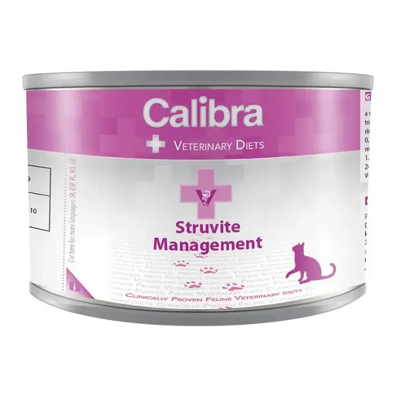 Calibra Vet Diet Cat Struvite Management Caja Comida Húmeda 6X200Gr