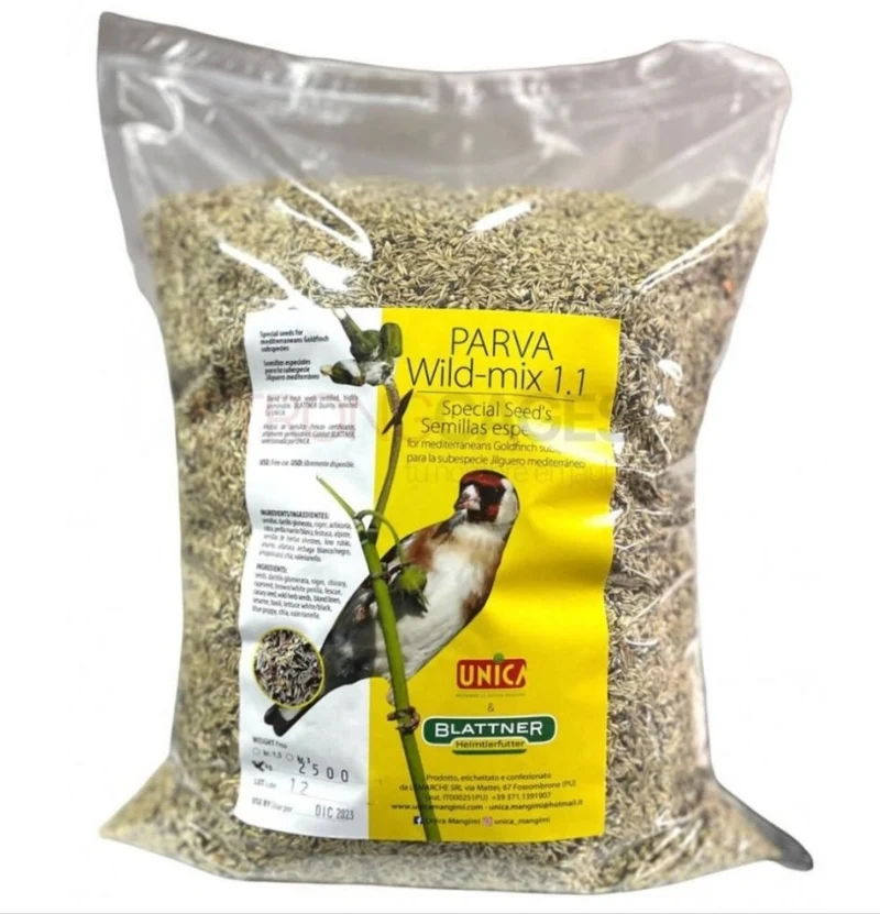 Parva Wildmix 1.1 - 500 gramos - Semillas especiales - Altamente germinables - UNICA & BLATTNER
