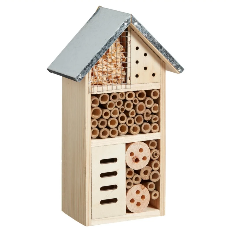 Insecto Hotel Madera Natural