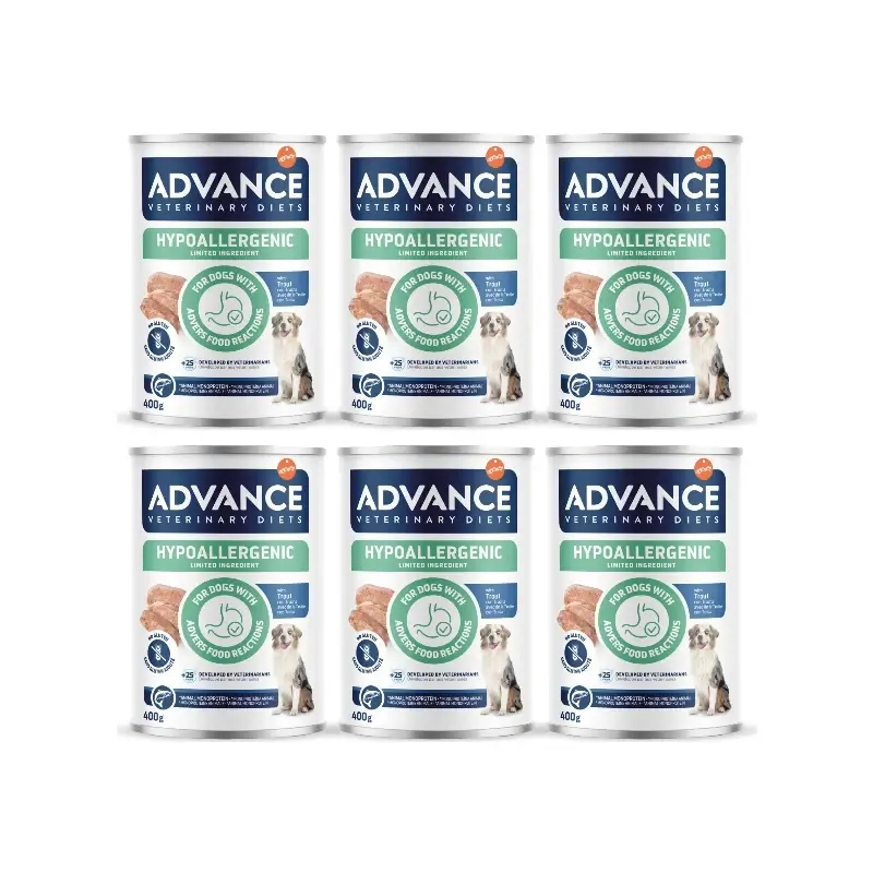 Advance Wet Dog Food, With Trout, Single Serve, 6 x 400 g