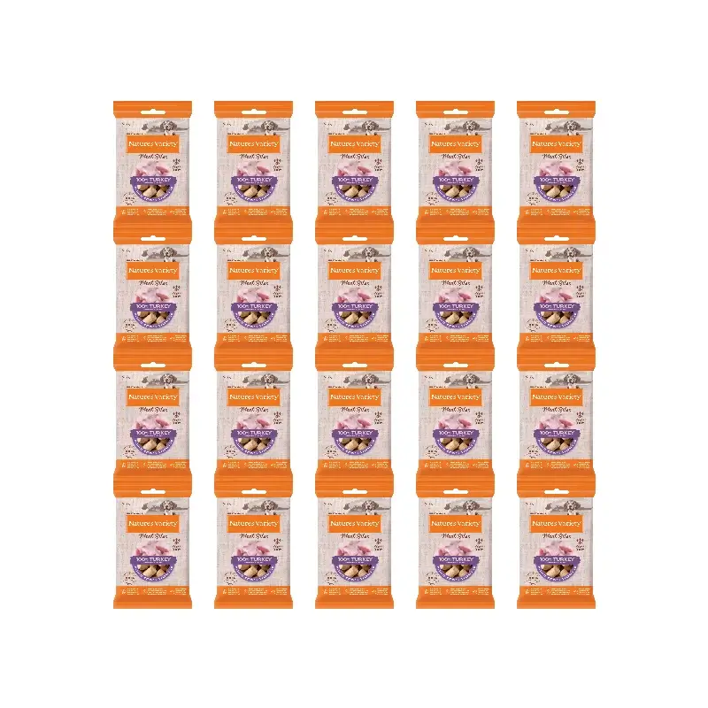 Nature's Variety Freeze-Dried Dog Treats, With Turkey, Natural, 20 x 20 g