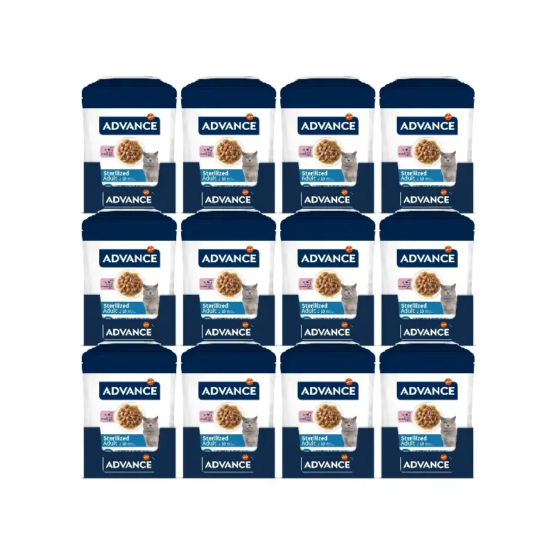 Advance Wet Cat Food with Turkey, 12 x 85 g