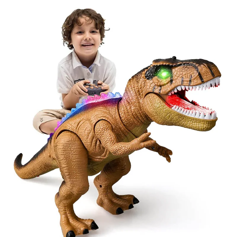 Interactive Dinosaur Toy with Sound and LED Effects