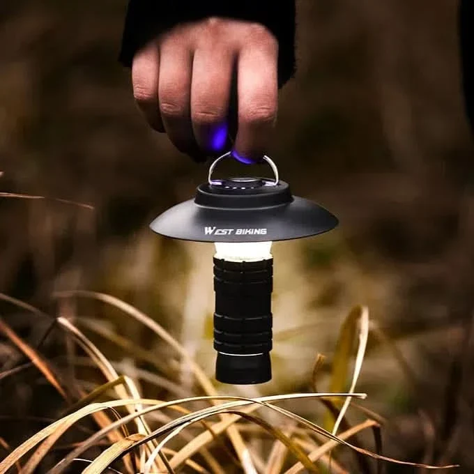 Farol de Camping Recargable 3 Modos con Luz Led y Carga USB