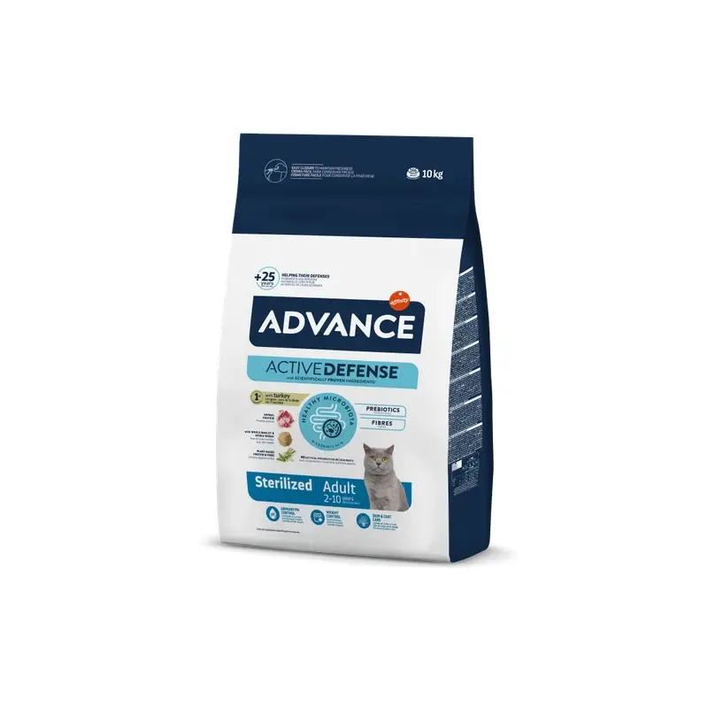 Avanço Feline Feline Adult Esterilizada Turquia 10kg