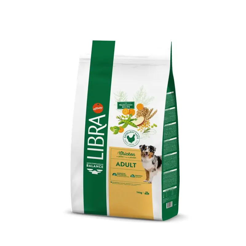 Libra Canine Adult Chicken, 15 kg de comida para cães
