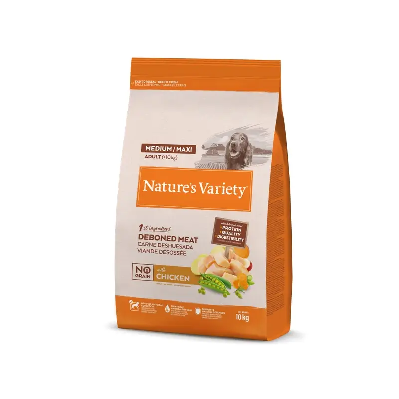 Variedade Natural Canina Adulto Med/Max Selected Med/Max Chicken, 10 kg