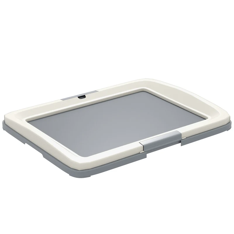 Pawhut Inodoro Para Perros Con Bandeja Para Exterior E Interior 63x48,5x6cm Gris