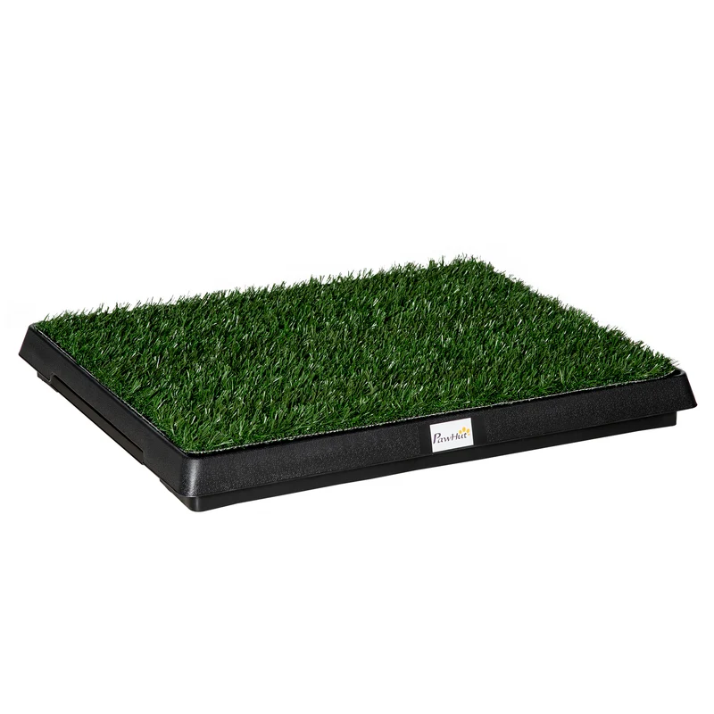 Pawhut Inodoro De Bandeja Perro Césped De Entrenamiento Lavable 51x63x6cm