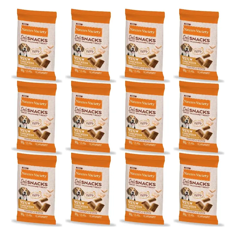 Nature's Variety Adult Dog Snacks, With Chicken and Pork, Natural, 12 x 50 g
