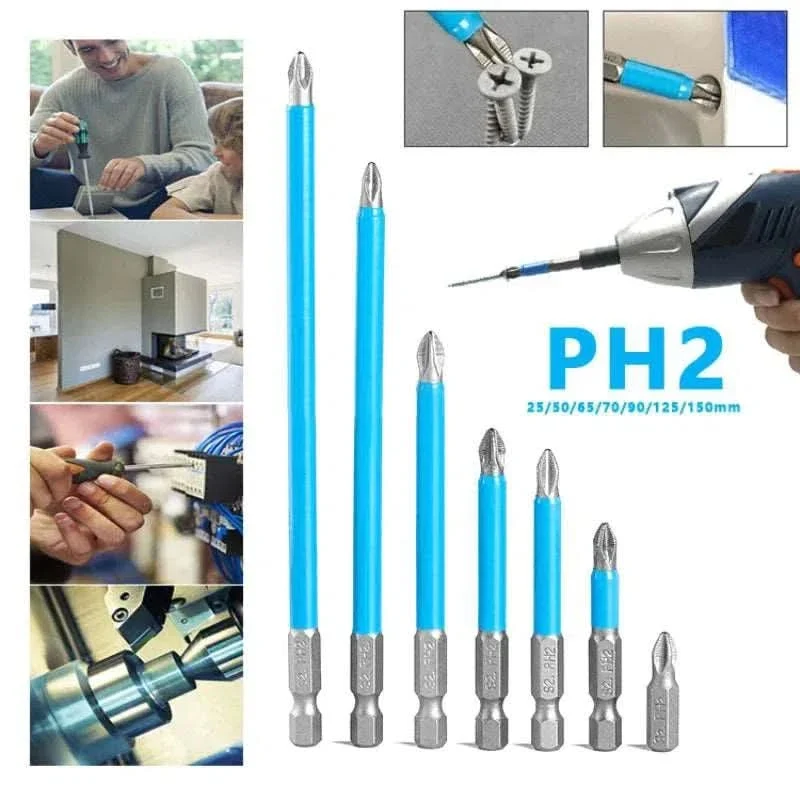 Brocas Largas Antideslizantes Magnéticas