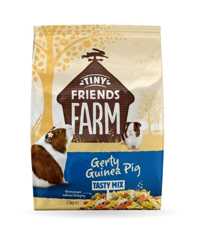 Supreme Tiny Friends Farm Gerty Guinea Pig Tasty Mix - Alimento para cobayas - 850 gramos