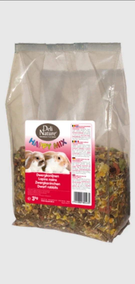 Conejos Happy Mix (enanos) 3kg