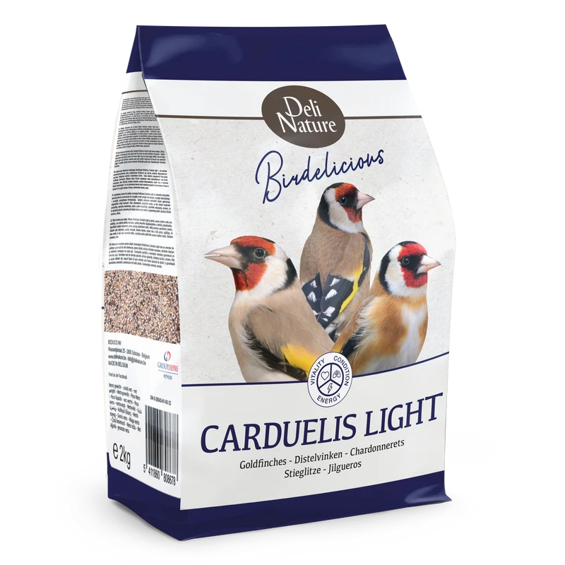 Birdelicious Carduelis Light 750 gramos, Jilgueros Light