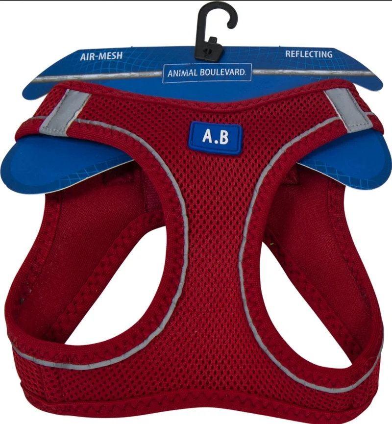 Animal Boulevard Air-Mesh Comfort Arnés Rojo 7 kg