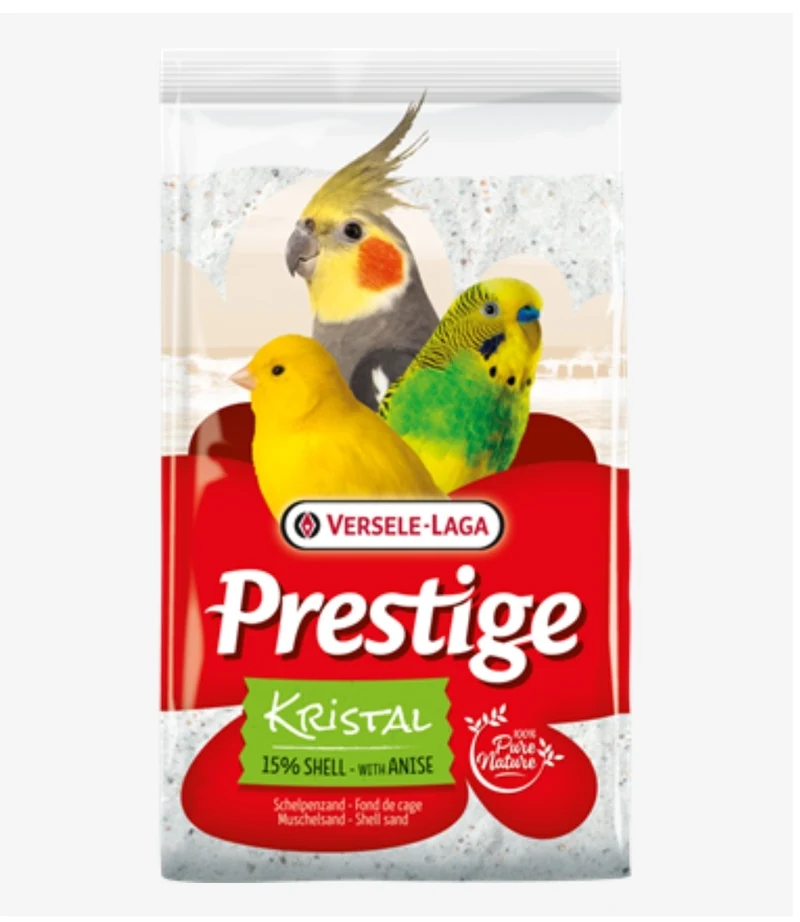 Prestige Shell Arena Cristal - Blanco 25kg - Versele Laga