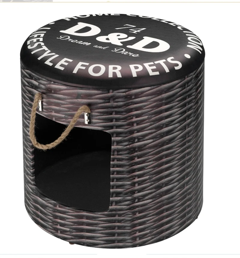 Caja para mascotas ratán