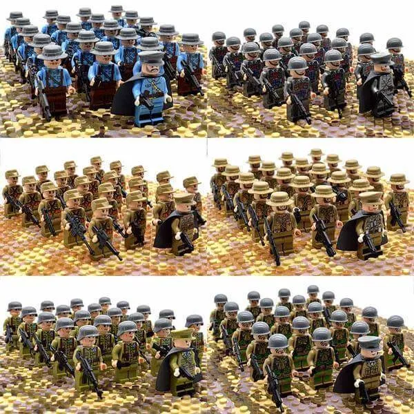 Creative Army Building Blocks – WORLDWAR II, 21 Pieces/Army Building Blocks