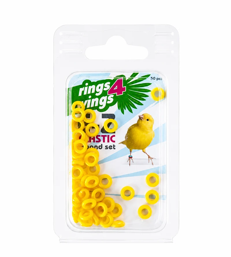 Kit de Recarga de Anillos Elásticos EZ Amarillos ( 50pcs ) Ø 3 mm