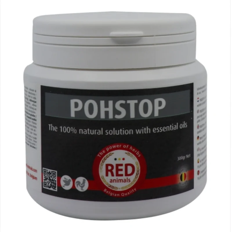 Pohstop Polvo 300g - Animales Rojos - Antiácaros Rojos