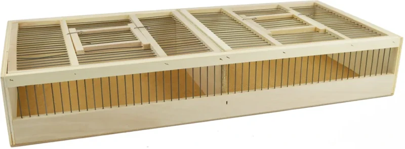 Caja Transporte Madera Doble 68 x 30 x 11