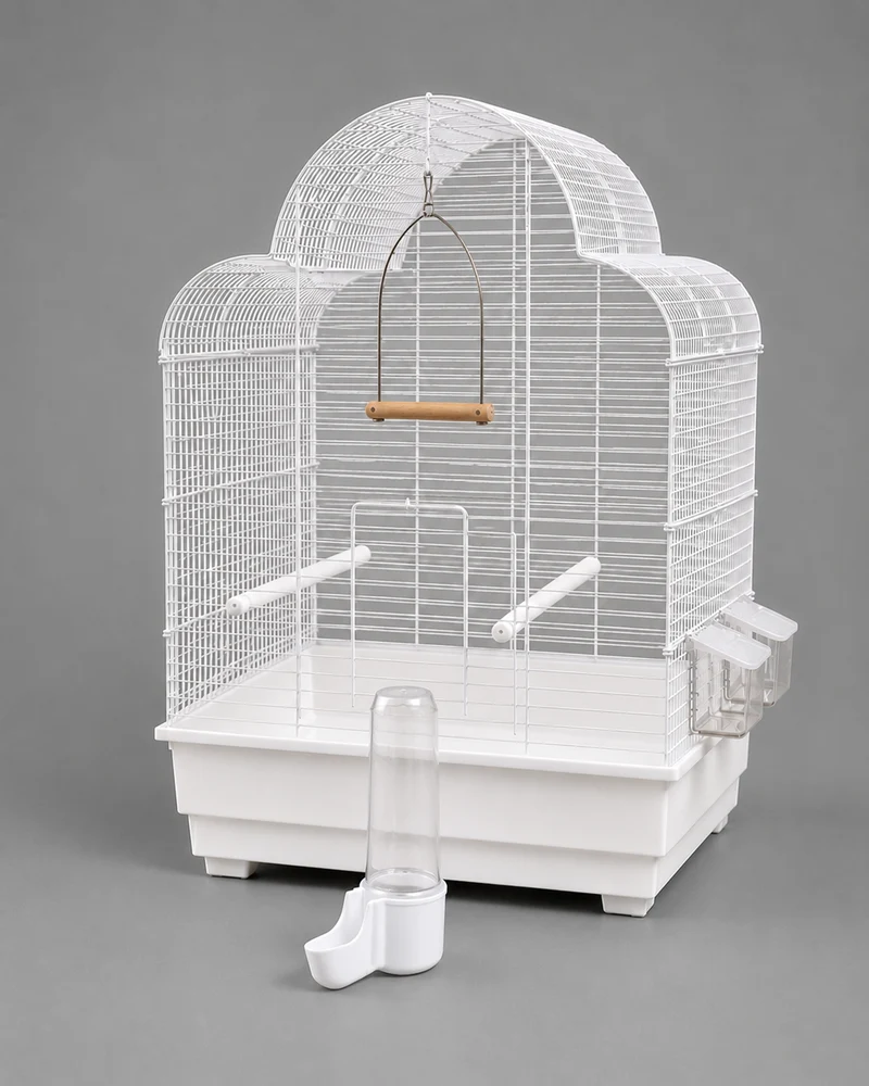 Jaula para pájaros Sandra - Blanca 66 x 51 x 32