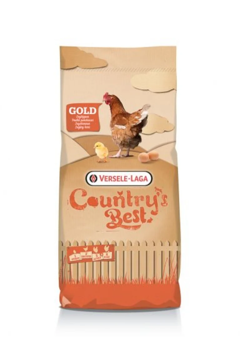 Country's Best Gold 2 Pellet Growing Pellet - Alimento para pollos - 20 kg a partir de 11 semanas