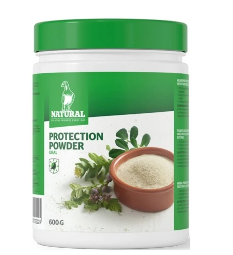 Protection Powder (Polvo de protección contra piojos rojos) 600 Gramos, Polvo de hierbas - Natural