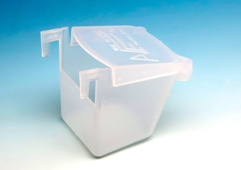 Comedero Individual Transparente (con ganchos)