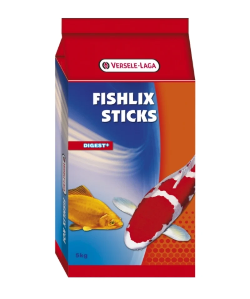 Fishlix Sticks Multi Color 5kg - Sticks De Colores Para Peces De Estanque - Comida Flotante