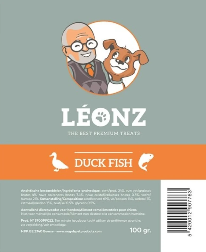 Leonz Pato Pescado 100 gramos