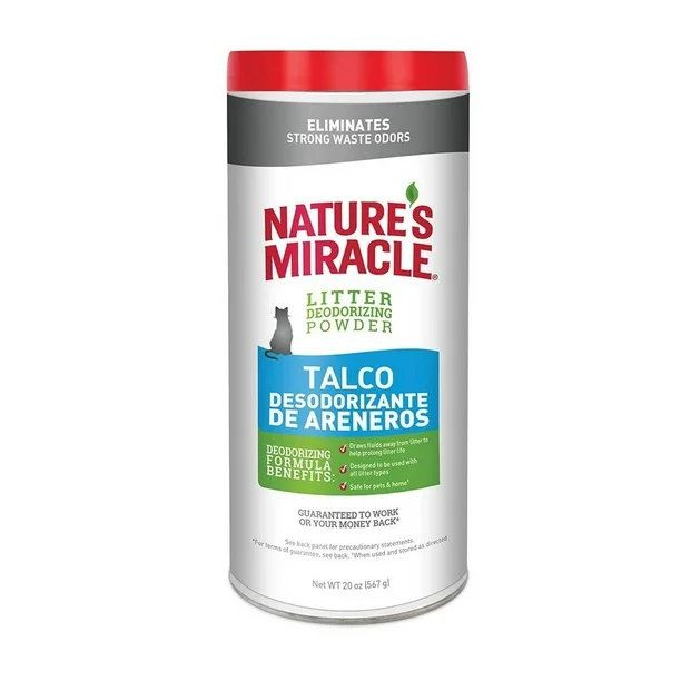 Polvo Desodorante para Areneros 567 g - Nature's Miracle