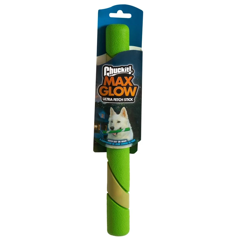 Stick de Lanzamiento Ultra Max que Brilla en la Oscuridad - Max Glow Ultra Fetch Stick | Chuckit!®