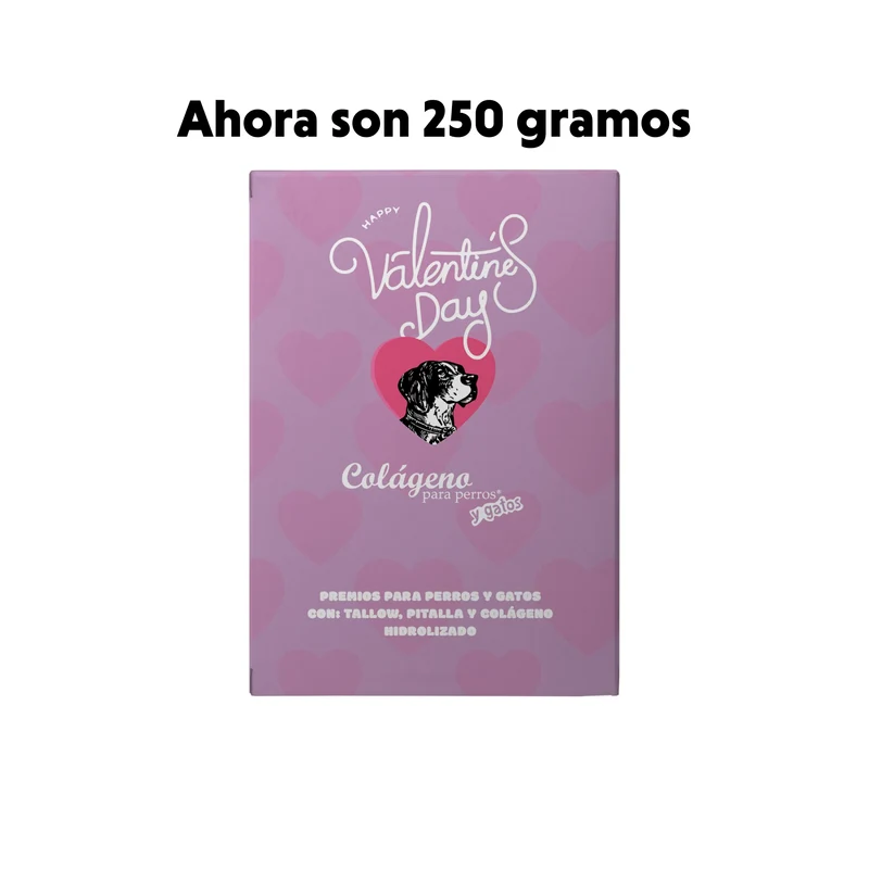 Galletas de Colágeno de San Valentin 250 gramos - Premios con Colágeno para Perros y Gatos