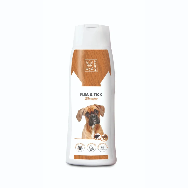 Shampoo Antipulgas y Garrapatas con Aceite de Neem para Perro - 250ml | M-PETS