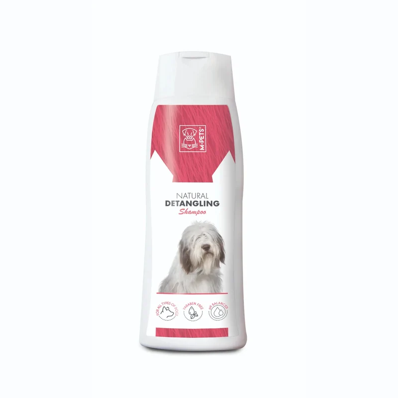 Shampoo Natural Desenredante para Perros de Pelo Largo - 250ml | M-PETS