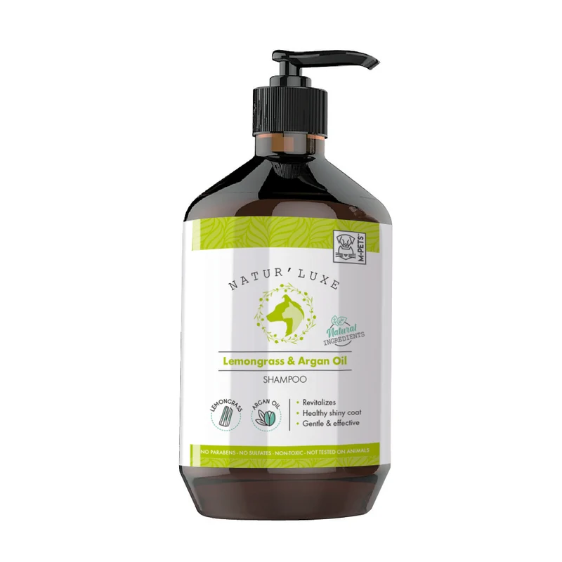 Shampoo Natural de Hierba Limón y Argán para Perro - 500ml | M-PETS Natur'Luxe
