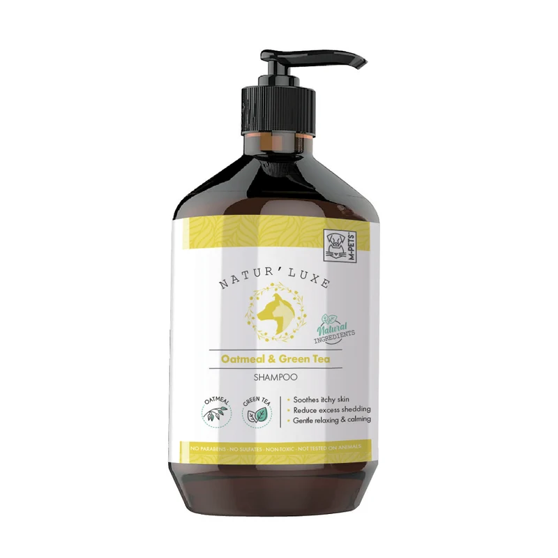 Shampoo Natural de Avena y Té Verde para Perro - 500ml | M-PETS Natur'Luxe