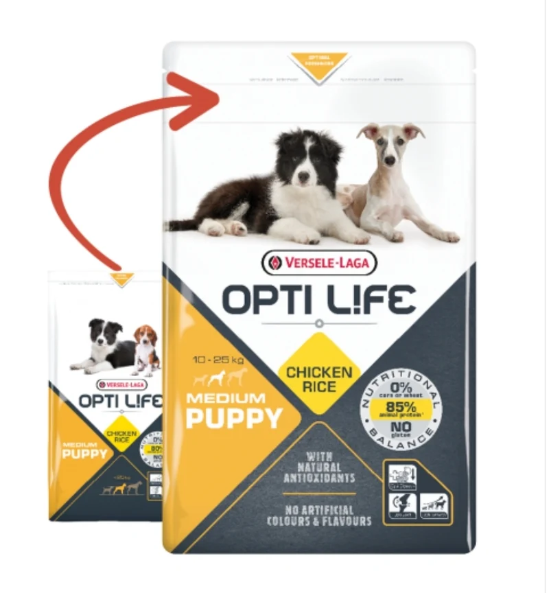 Cachorro Mediano - Razas Medianas - Pollo 2,5kg - Opti Life
